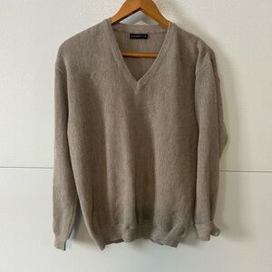 Beautiful 100% Alpaca Beige Sweater ~ size L